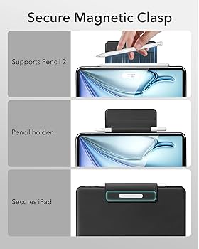 Amazon.com: ESR iPad Air 13 Inch Case Keyboard (M3/M2, 2025